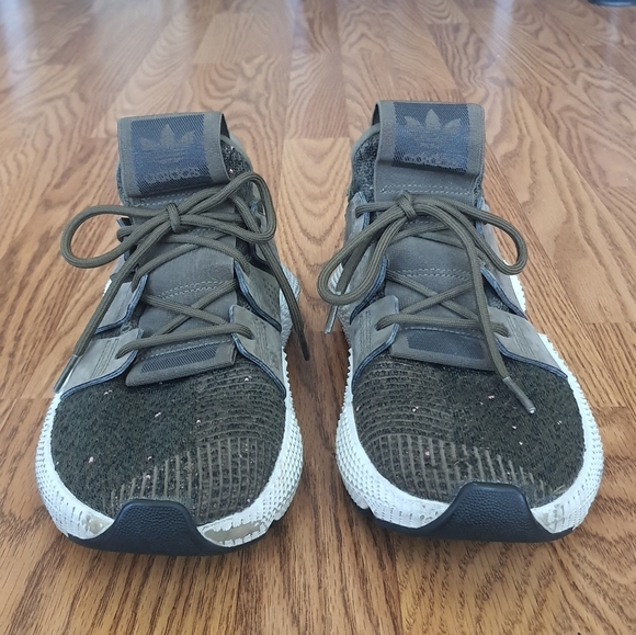 Gs Adidas Shoes Mens 9 Prophere Olive Green Sneakers - Picture 8 of 16